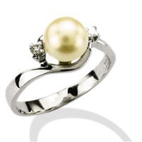 Ringe Gemoro Dame in Weißgold Perla AP194BIA - AP194BIA